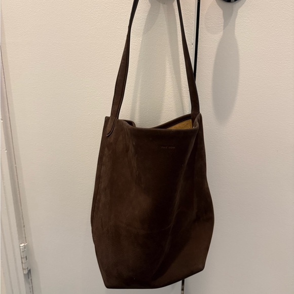 The row Brown nubuck Shoulder Tote - Picture 4 of 6